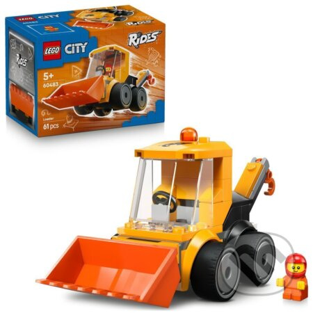 LEGO® City 60483 Autíčka – Stavební nakladač