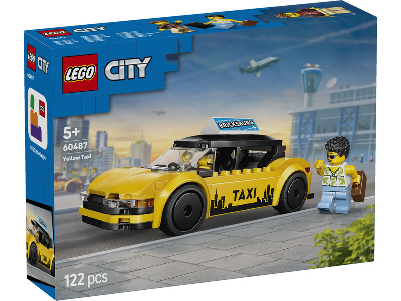 LEGO® City 60487 Žlutý taxík