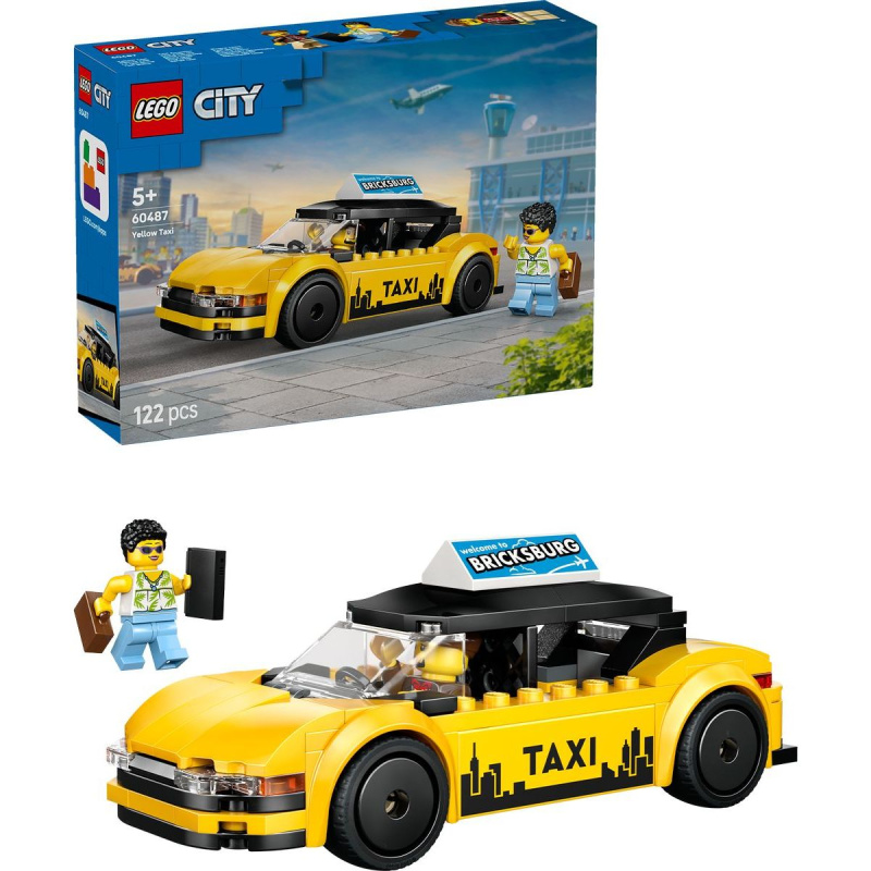 LEGO® City 60487 Žlutý taxík