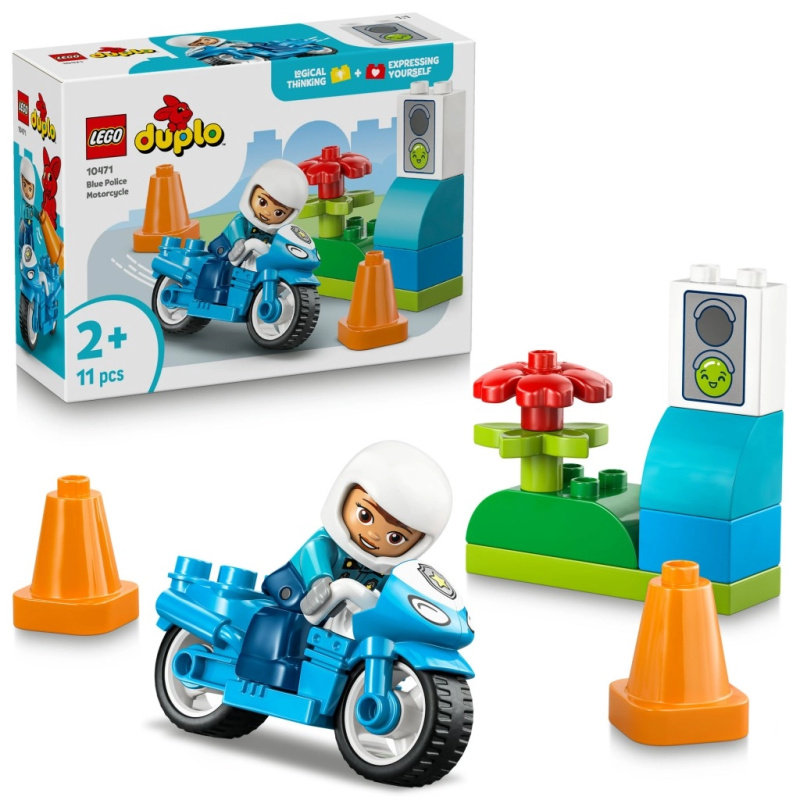 LEGO® DUPLO® 10471 Modrá policejní motorka