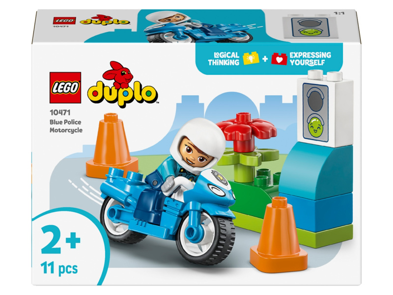 LEGO® DUPLO® 10471 Modrá policejní motorka
