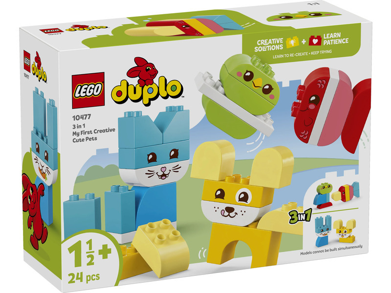LEGO® DUPLO® 10477 Roztomilí kreativní mazlíčci 3 v 1