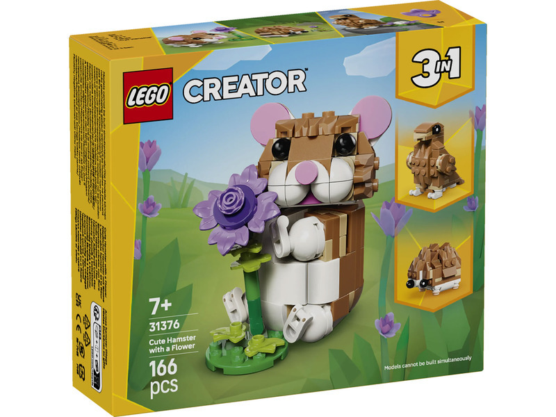 LEGO® Creator 31376 Roztomilý křeček s květinou