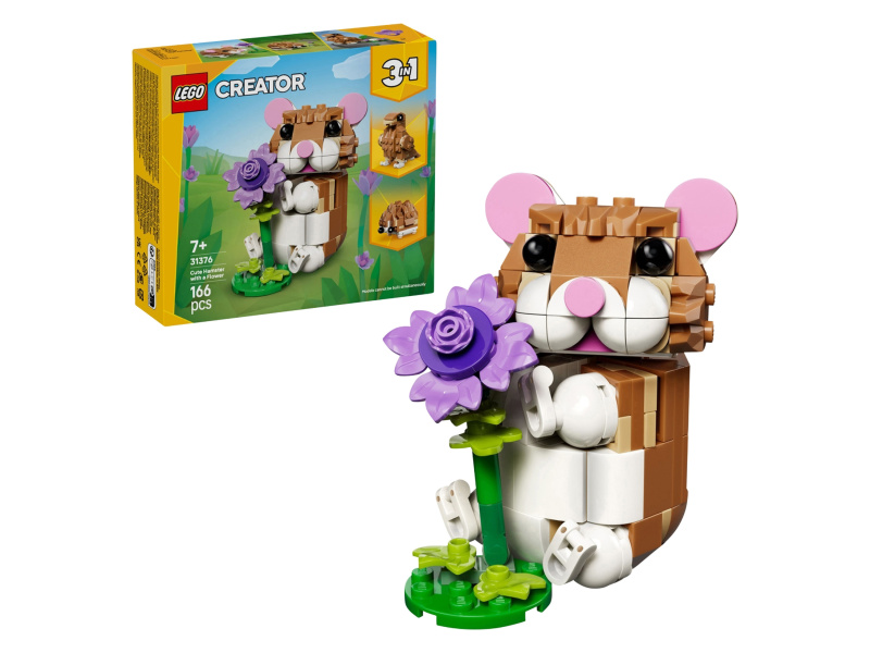 LEGO® Creator 31376 Roztomilý křeček s květinou
