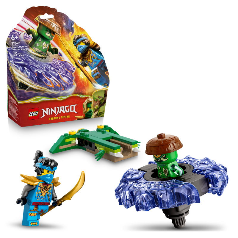 LEGO® NINJAGO® 71849 Nya vs. spinner zmutované příšery