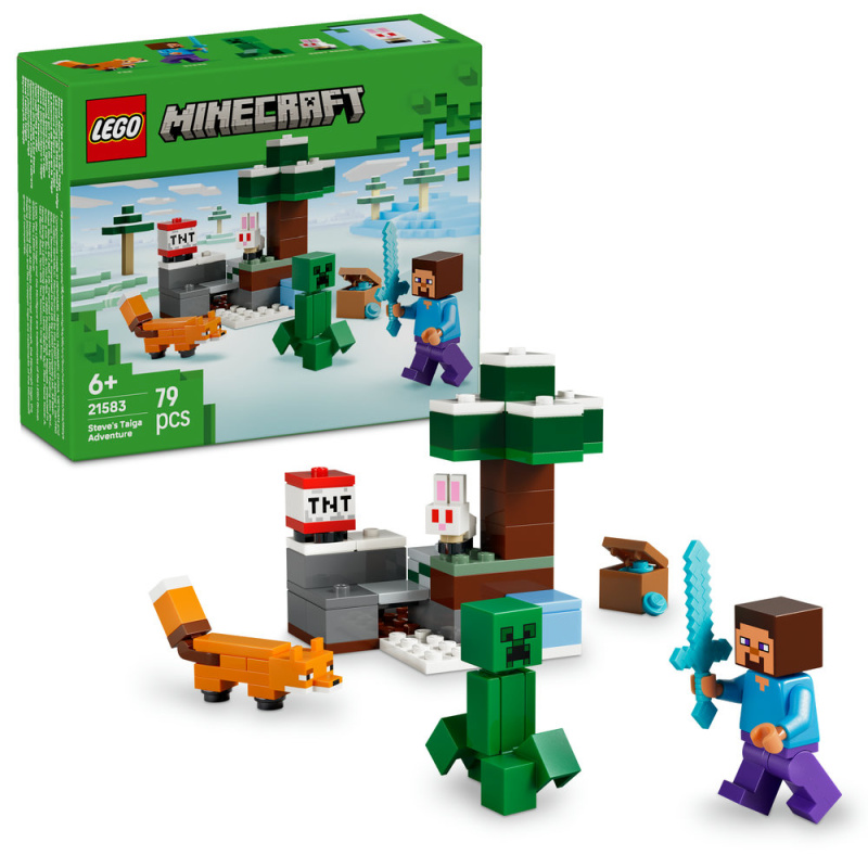 LEGO® Minecraft® 21583 Steve a dobrodružství v tajze