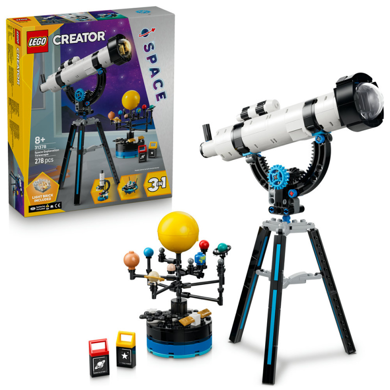 LEGO® Creator 31378 Teleskop na průzkum vesmíru