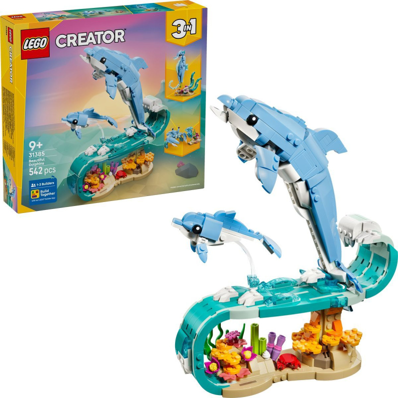 Lego® creator 31385 mořští živočichové: krásní delfíni