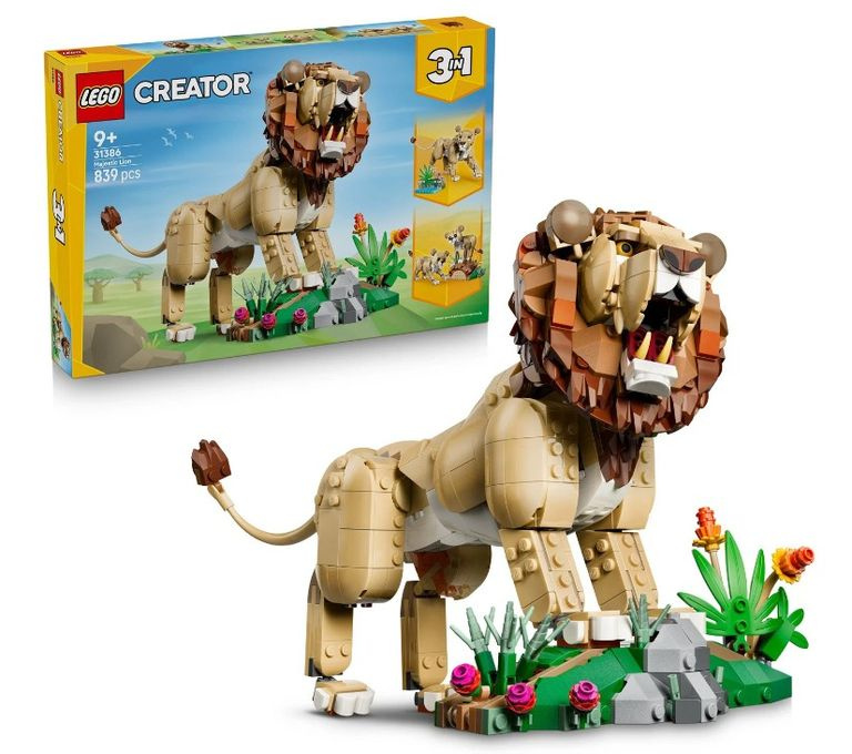 Lego® creator 31186 divoká zvířata: majestátní lev