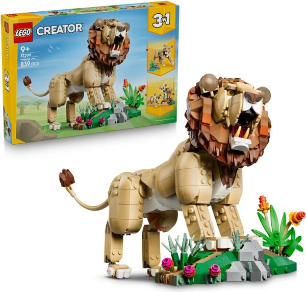 Lego® creator 31186 divoká zvířata: majestátní lev