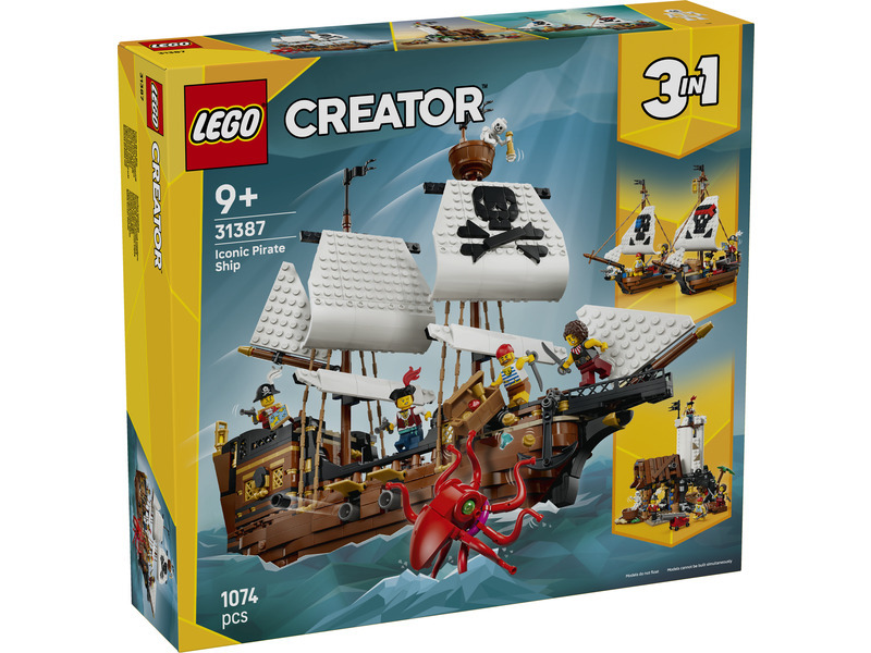 LEGO LEGO® Creator 31387 Kultovní pirátská loď