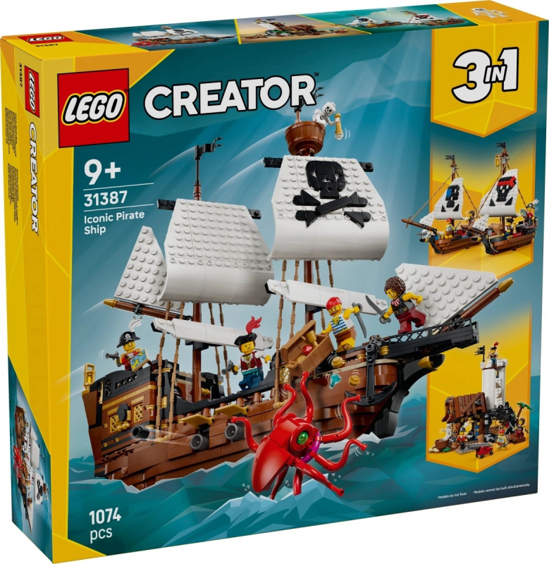 LEGO LEGO® Creator 31387 Kultovní pirátská loď