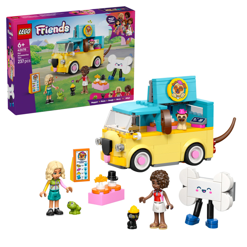 LEGO® Friends 42678 Dodávka s doplňky pro mazlíčky