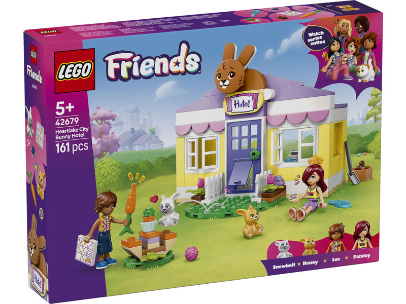 LEGO® Friends 42679 Hotel pro králíčky v městečku Heartlake