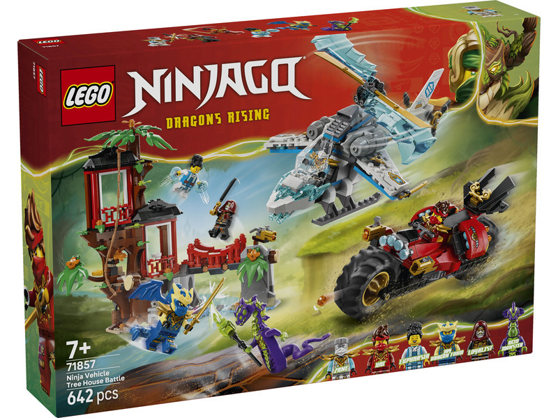 LEGO® NINJAGO® 71857 Souboj nindža vozidel a domek na stromě