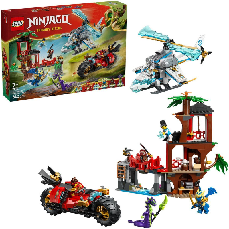 LEGO® NINJAGO® 71857 Souboj nindža vozidel a domek na stromě