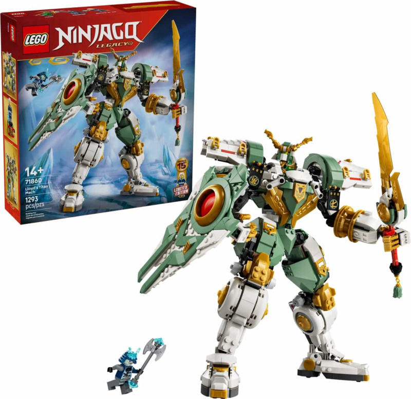 LEGO® NINJAGO® 71860 Lloydov titanský robot: 15 rokov NINJAGO - hra z kategorie Ninjago