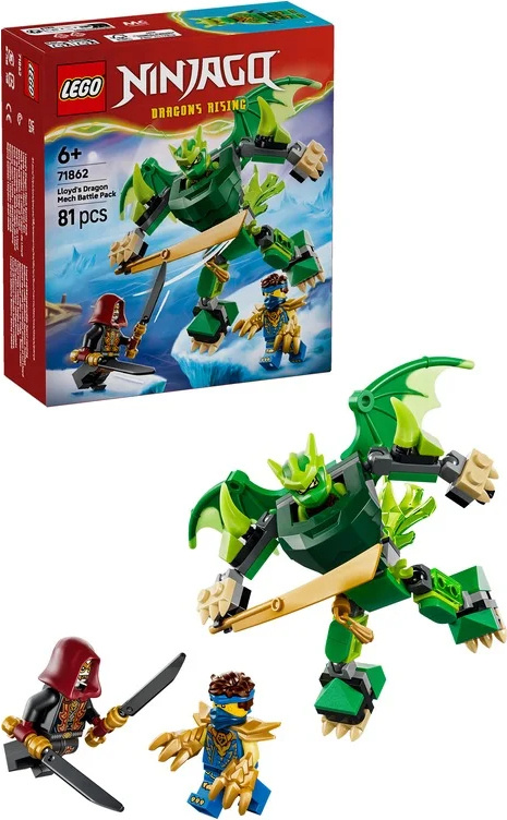 LEGO LEGO® NINJAGO® 71862 Bojový balíček: Lloydův dračí oblek