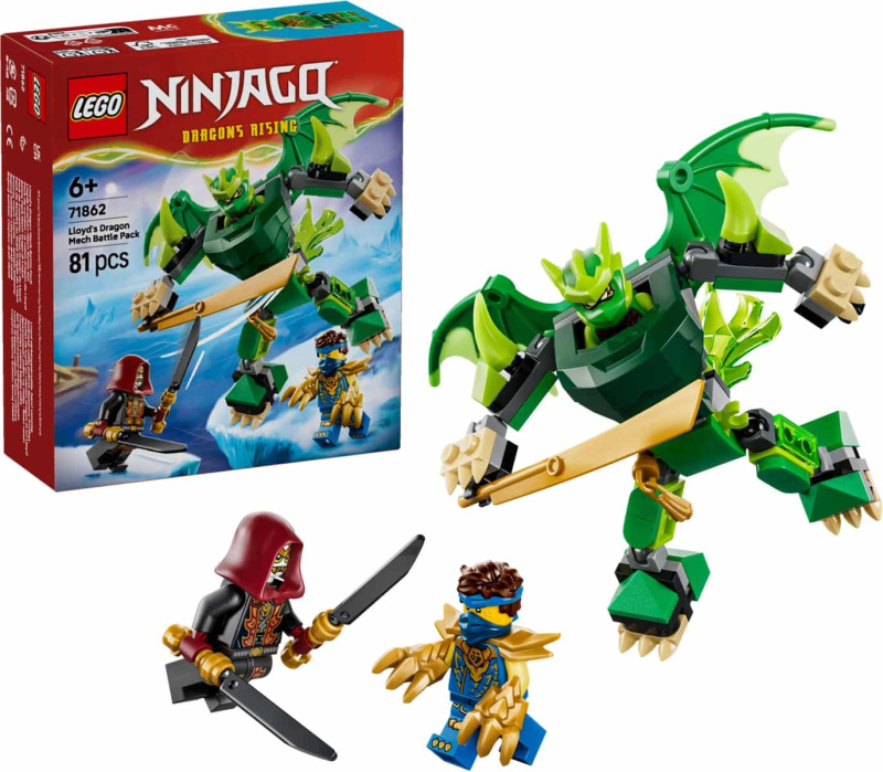 LEGO LEGO® NINJAGO® 71862 Bojový balíček: Lloydův dračí oblek