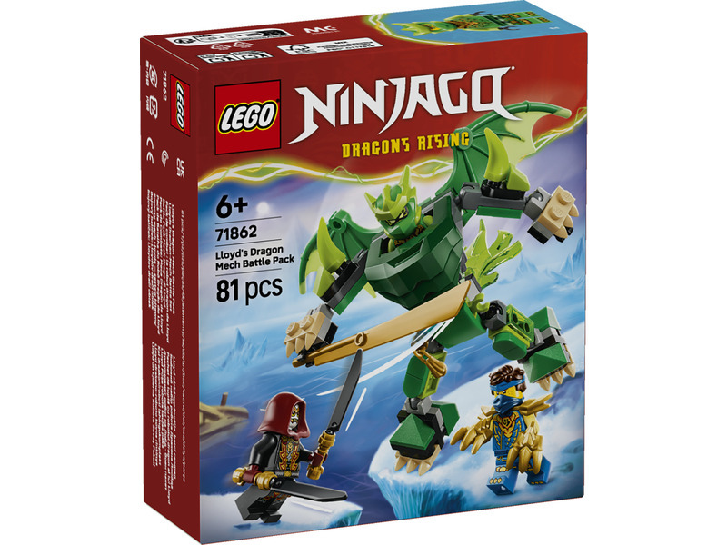 LEGO LEGO® NINJAGO® 71862 Bojový balíček: Lloydův dračí oblek