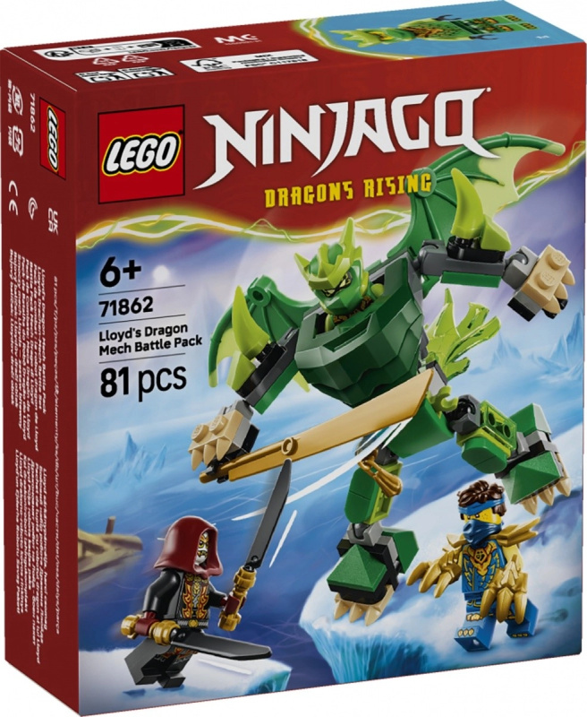 LEGO LEGO® NINJAGO® 71862 Bojový balíček: Lloydův dračí oblek