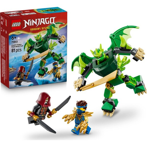 LEGO LEGO® NINJAGO® 71862 Bojový balíček: Lloydův dračí oblek