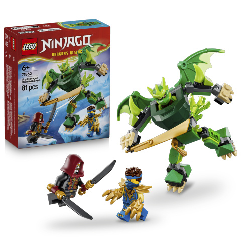 LEGO LEGO® NINJAGO® 71862 Bojový balíček: Lloydův dračí oblek