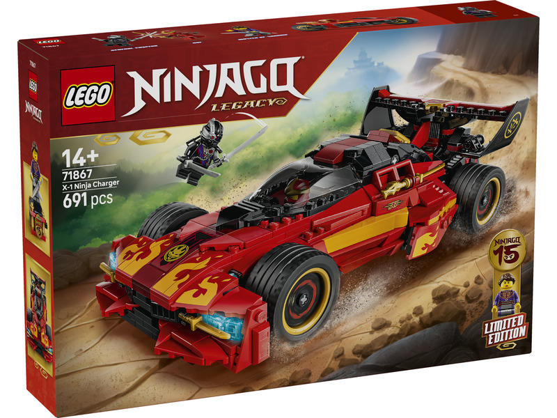 LEGO LEGO® NINJAGO® 71867 Kaiův červený bourák: 15 let NINJAGO