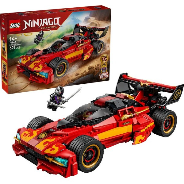 LEGO LEGO® NINJAGO® 71867 Kaiův červený bourák: 15 let NINJAGO