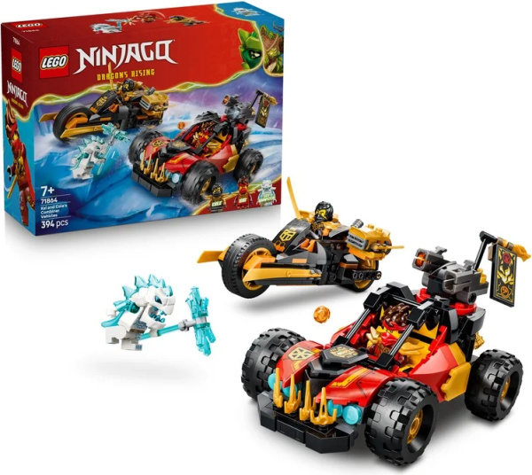 LEGO LEGO® NINJAGO® 71864 Kombinovatelná vozidla Kaie a Colea