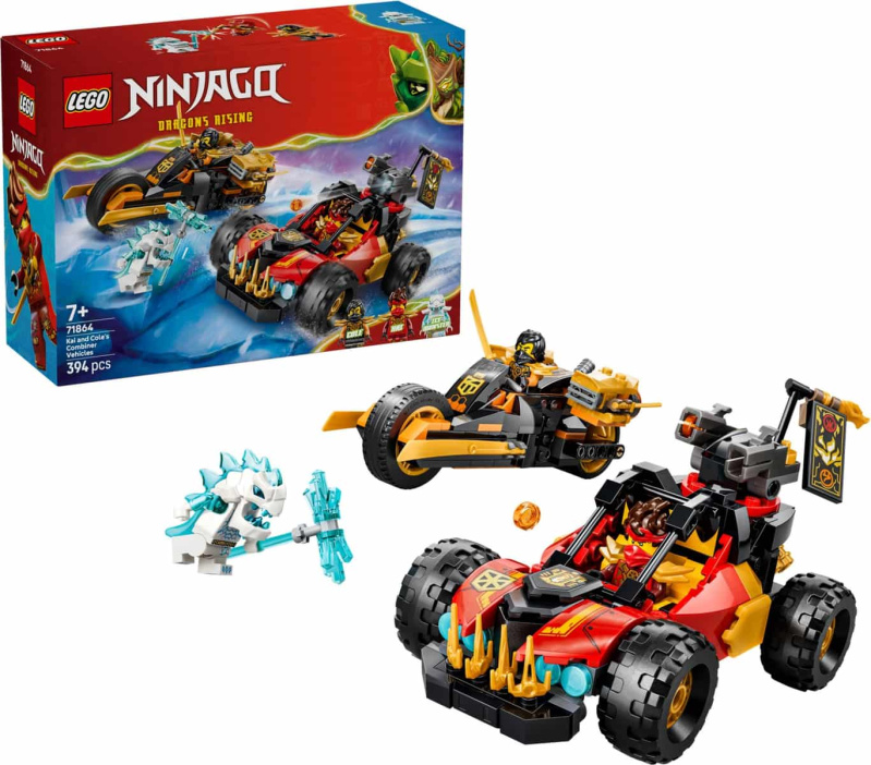 LEGO LEGO® NINJAGO® 71864 Kombinovatelná vozidla Kaie a Colea