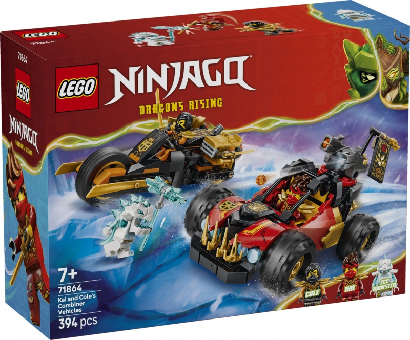 LEGO LEGO® NINJAGO® 71864 Kombinovatelná vozidla Kaie a Colea