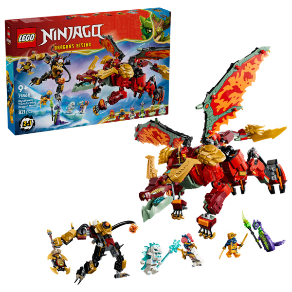 LEGO LEGO® NINJAGO® 71868 Wyldfyre a transformační dračí oblek