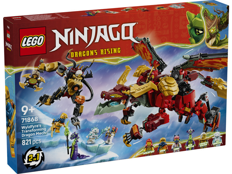 LEGO LEGO® NINJAGO® 71868 Wyldfyre a transformační dračí oblek