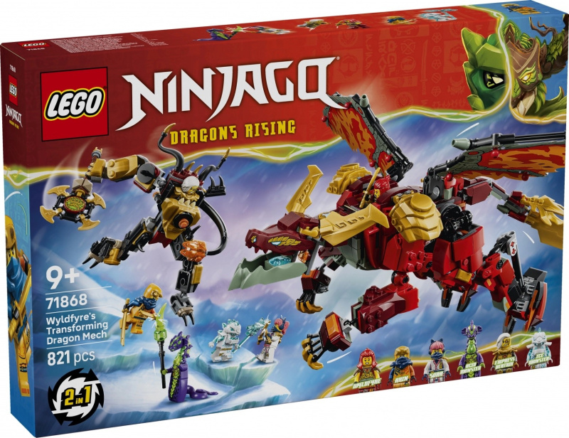 LEGO LEGO® NINJAGO® 71868 Wyldfyre a transformační dračí oblek