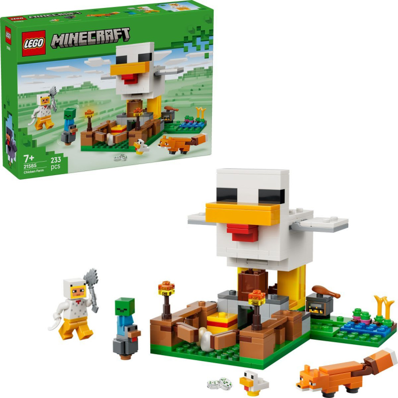 LEGO® Minecraft® 21585 Slepičí farma