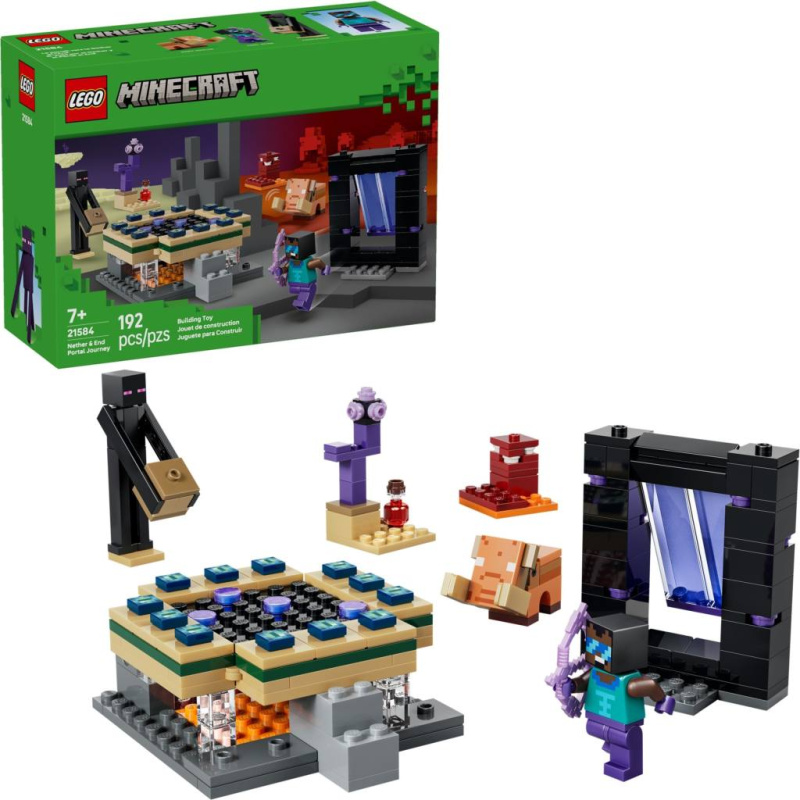 LEGO® Minecraft® 21584 Cesta portálem do Netheru a Endu