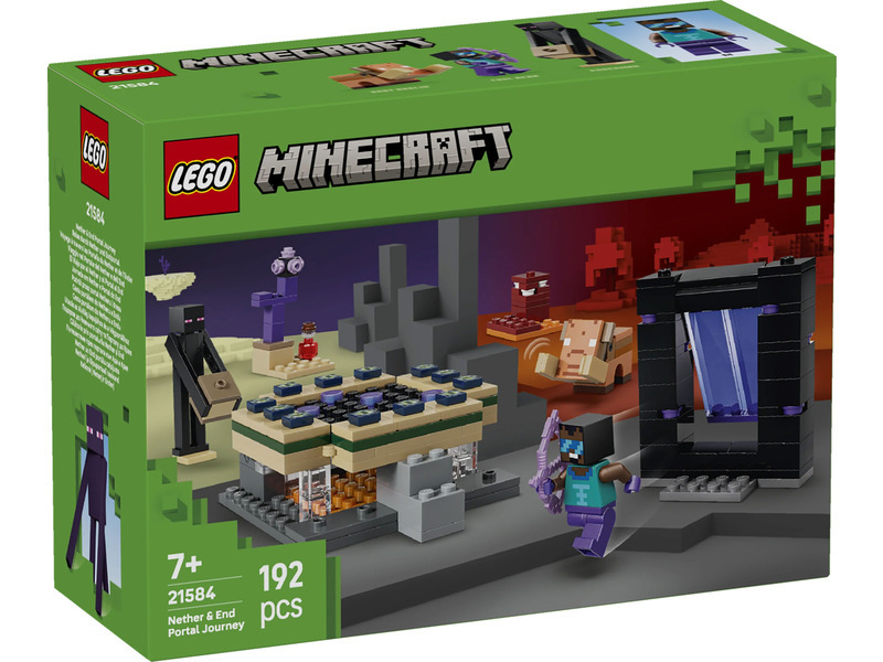LEGO® Minecraft® 21584 Cesta portálem do Netheru a Endu