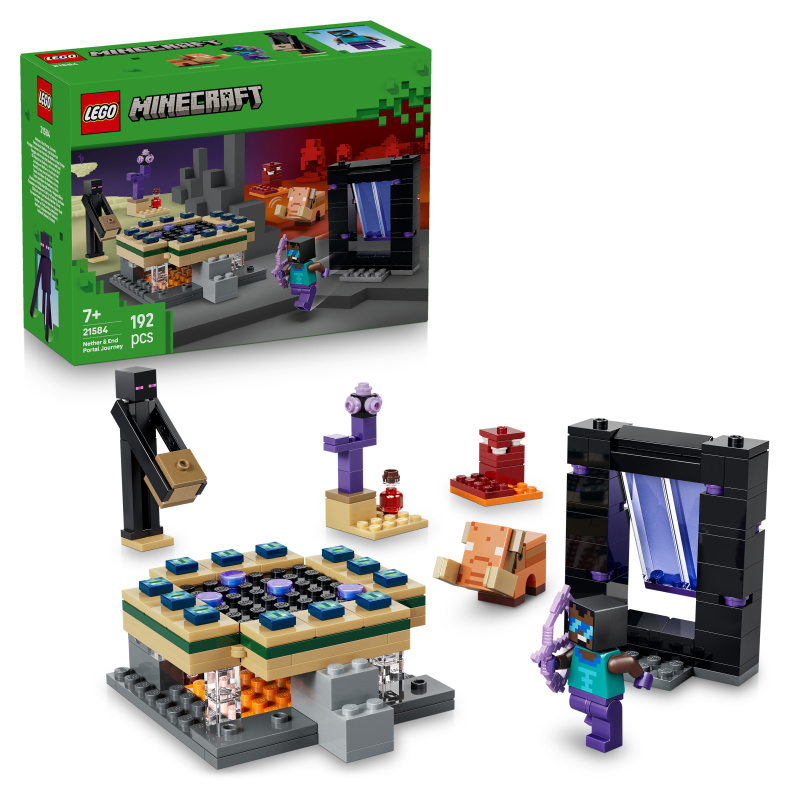 LEGO® Minecraft® 21584 Cesta portálem do Netheru a Endu
