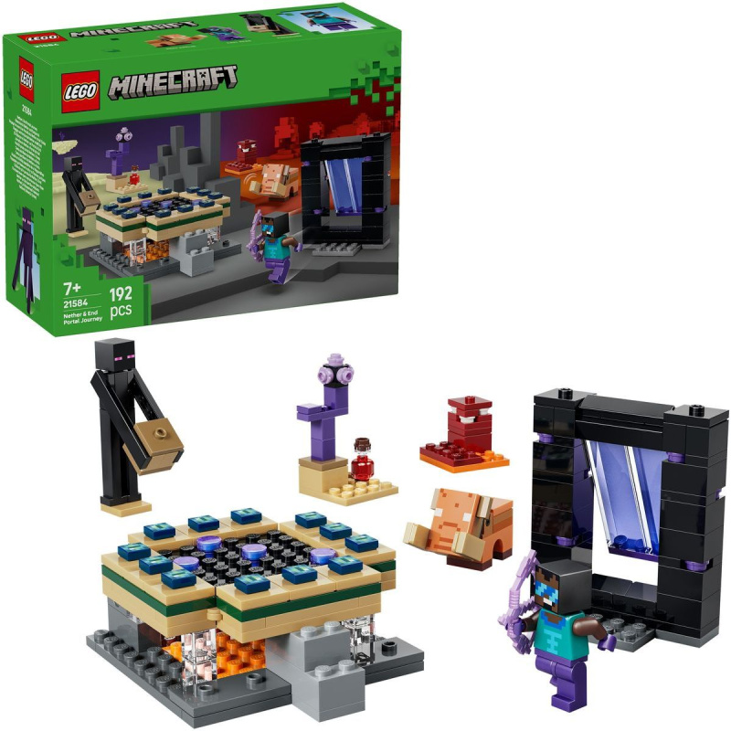 LEGO® Minecraft® 21584 Cesta portálem do Netheru a Endu