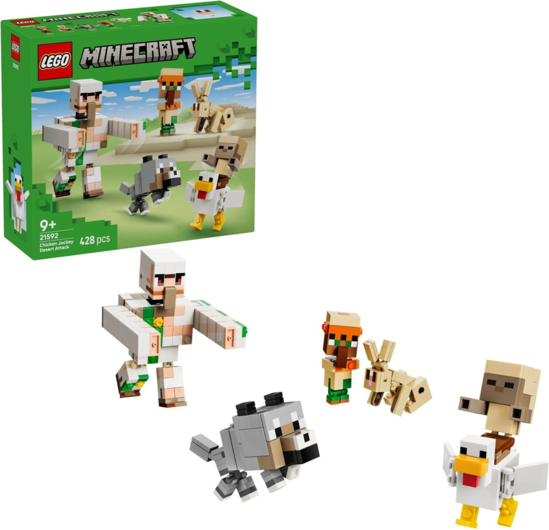LEGO LEGO® Minecraft® 21592 Kuřecí žokej a útok v poušti