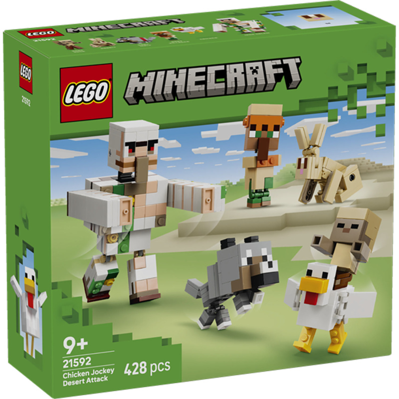 LEGO LEGO® Minecraft® 21592 Kuřecí žokej a útok v poušti