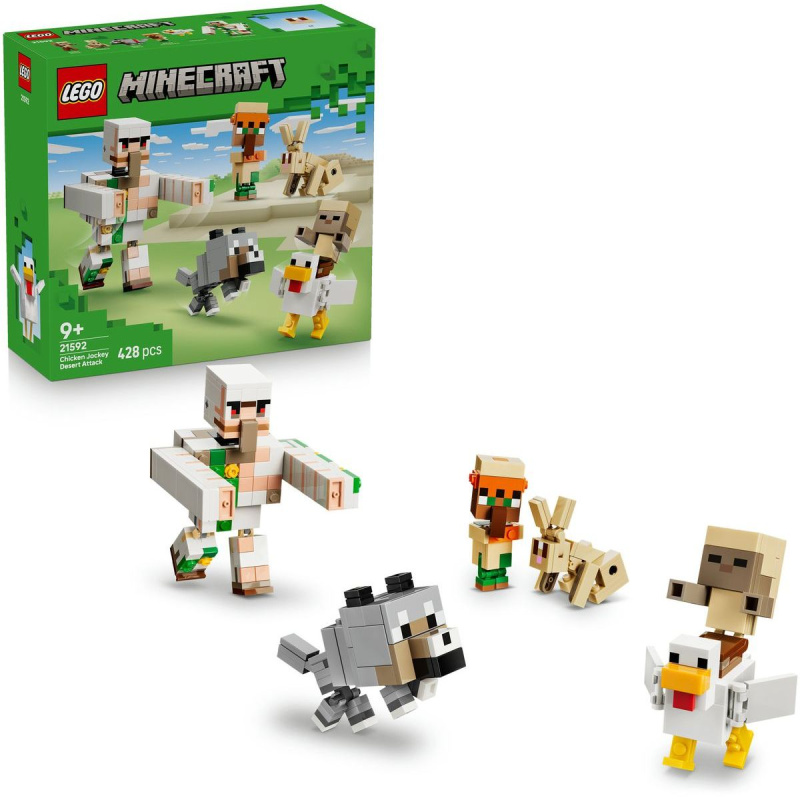LEGO LEGO® Minecraft® 21592 Kuřecí žokej a útok v poušti