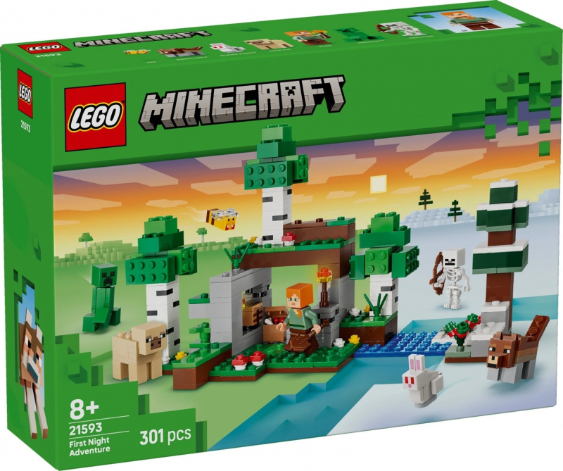 LEGO LEGO® Minecraft® 21593 První noční dobrodružství