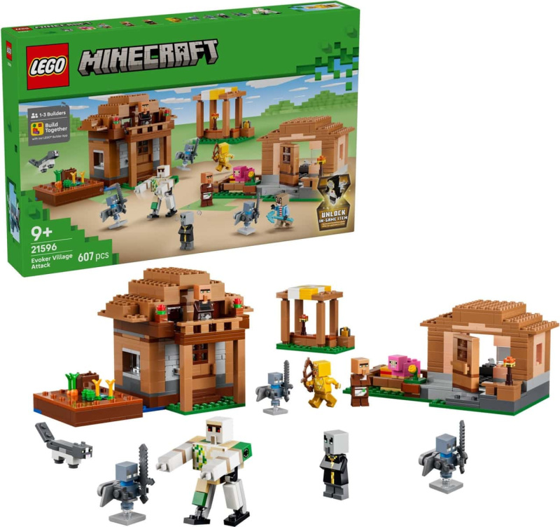 LEGO LEGO® Minecraft® 21596 Útok Mága na vesnici