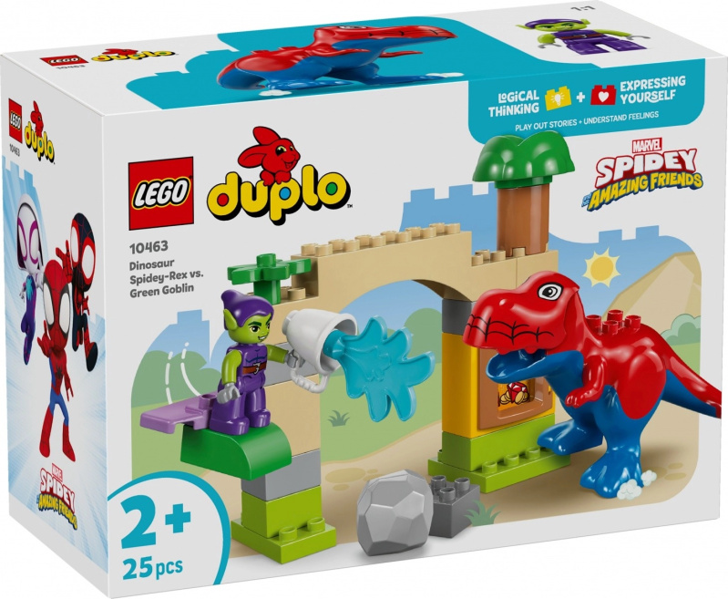 Lego® duplo® 10463 dinosaurus spidey-rex vs. zelený goblin