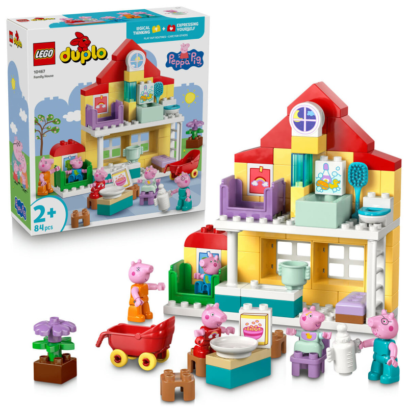 LEGO® DUPLO® Prasiatko Peppa 10467 Rodinný domček - hra z kategorie Duplo