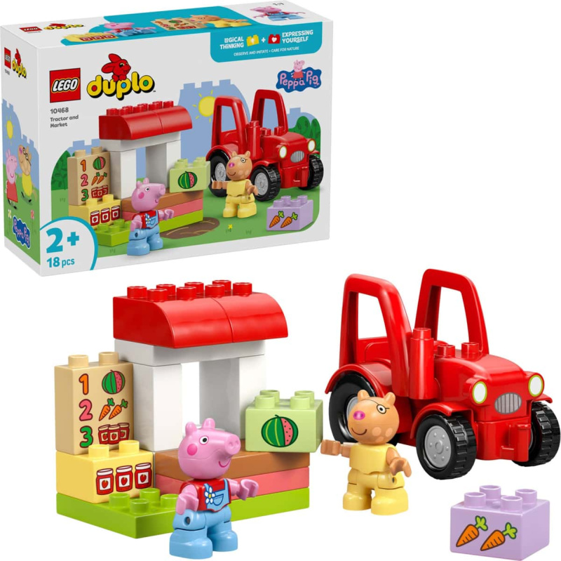 LEGO® DUPLO® Prasiatko Peppa 10468 Traktor a trh - hra z kategorie Duplo