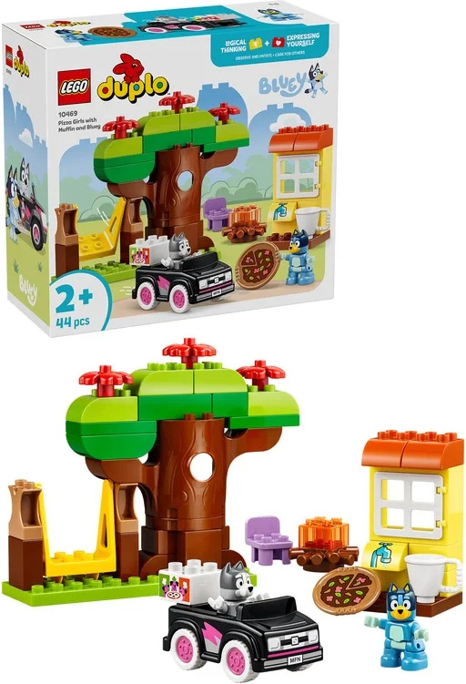 LEGO LEGO® DUPLO® 10469 Muffin, Bluey a rozvoz pizzy