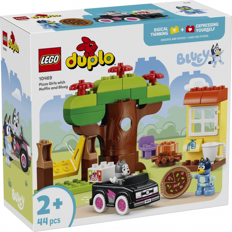 LEGO LEGO® DUPLO® 10469 Muffin, Bluey a rozvoz pizzy